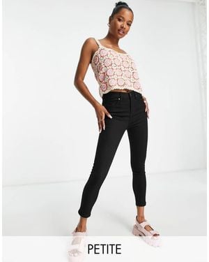 Miss Selfridge Petite Skinny Jean - Black