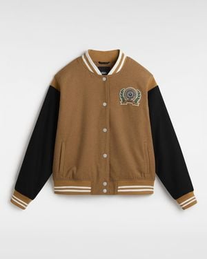 Vans Piper Stadium Jacket - Brown