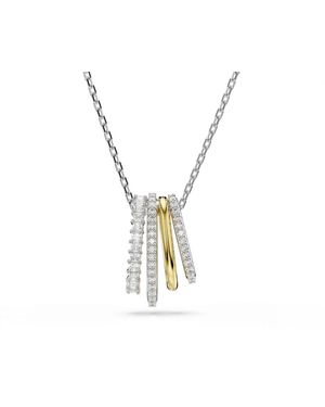 Swarovski 'Hyperbola' Base Metal Necklace - Metallic