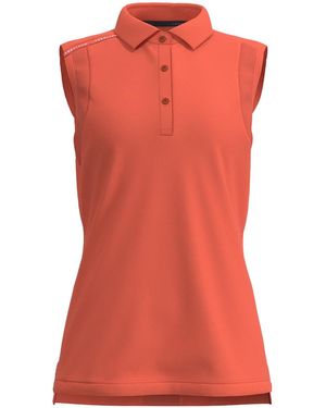 Forelson Stow Mouwloos Poloshirt - Rood