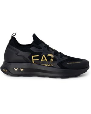 EA7 Emporio Armani Altura Knit Trainers - Black