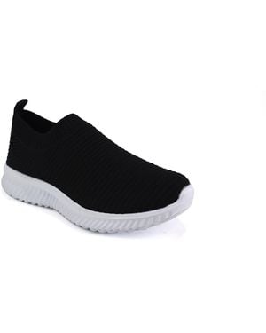 Premier Collective Morgan Slip On Trainers - Black