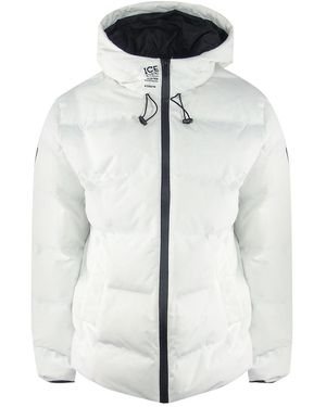 Ice Iceberg Plain Padded Jacket - Blue