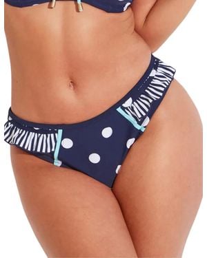 Pour Moi 28204 Beach House Bikini Brief - Blue