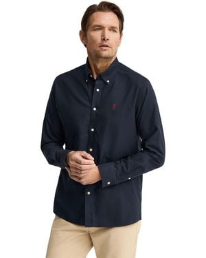 POLO CLUB Long Sleeve Regular Fit Shirt Shirt-L-S21 - Blue