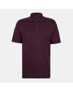 BOSS Parlay Collared Neck Short Sleeve Polo Shirt - Purple