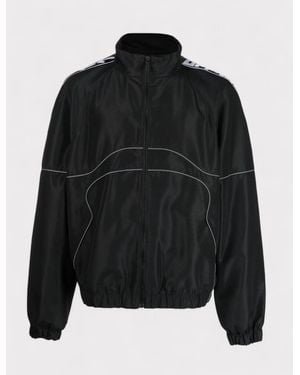 Off-White c/o Virgil Abloh Piping Logo Track Jacket - Black