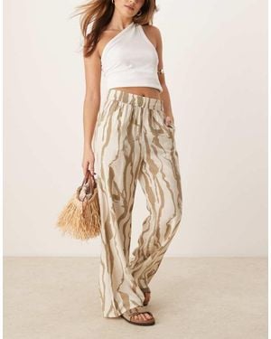 Jdy Wide Leg Trousers - Natural