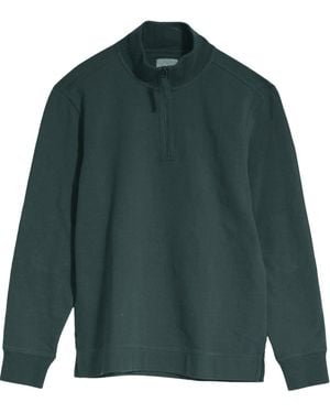 White Stuff Zip Neck Sweatshirt - Green
