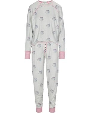 Pj Salvage Teacup Pyjama Set - Grey