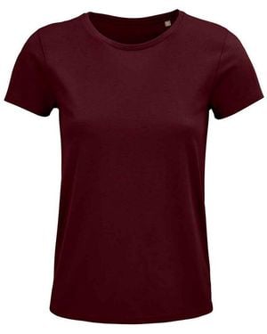 Sol's Organic Cotton Crusader Round-Neck Tee - Red