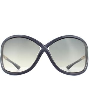 Tom Ford Sunglasses 0009 Whitney 0B5 Crystal Gradient - Brown