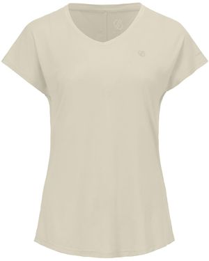 Dare 2b Ladies Vigilant Active T-Shirt (Almond Milk) - Natural