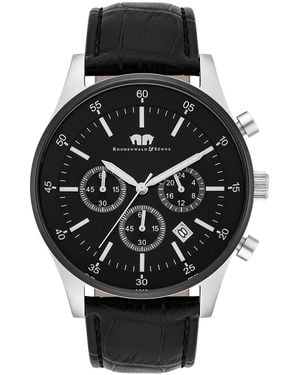 Rhodenwald & Söhne Stainless Steel Watch 45,0Mm - Black