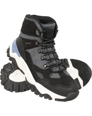 Mountain Warehouse 'Hike' Waterproof Boots With Deep Lugs Breathable Hiking Boot - Black