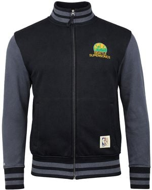 Mitchell & Ness Nba Seattle Supersonics Varsity Track Jacket Cotton - Blue