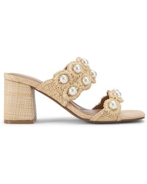 KG by Kurt Geiger Prairie Block Sandals - Natural