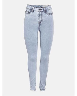 Noisy May Five Pocket Skinny Jeans - Blue