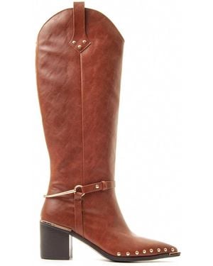 Montevita Heeled Boot Botarent3 - Brown