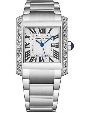 Stuhrling Élan 4088 Quartz 38Mm - Metallic