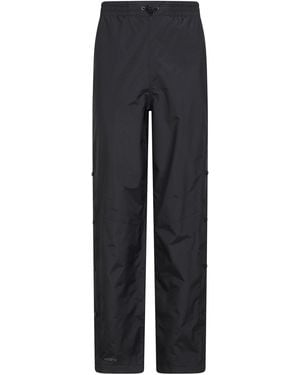 Mountain Warehouse 'Downpour' Short Trousers Ripstop Waterproof Trousers Polyamide - Blue