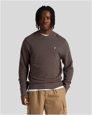 Lyle & Scott Utility Loop Back Sweatshirt - Brown