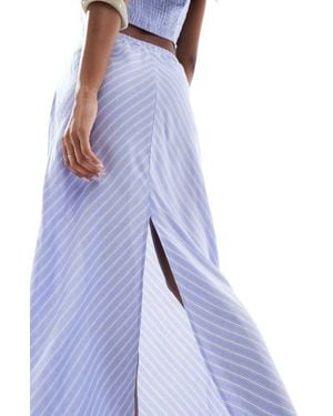 ONLY High Waist Maxi Skirt Co-Ord - Purple