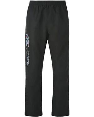 Canterbury Open Hem Tracksuit Bottoms - Black