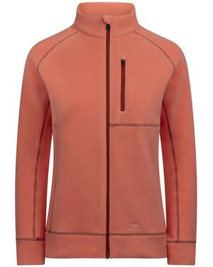 Trespass Ladies Script At200 Fleece Jacket (Burnt Sienna) - Red