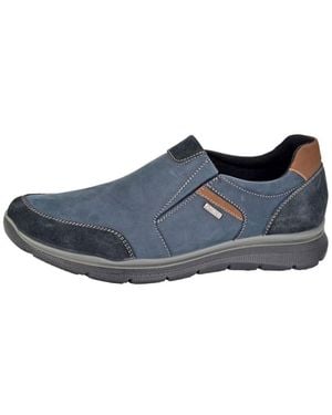 Imac Northwich Waterproof Leather Shoes - Blue