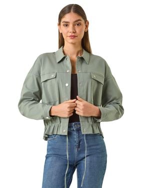 Roman Utility Collared Pocket Jacket - Grey