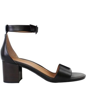 Vionic Papaya Rosie Heeled Sandals Leather - Black