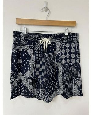 Another Influence Bandana Print Bermuda Shorts - Blue