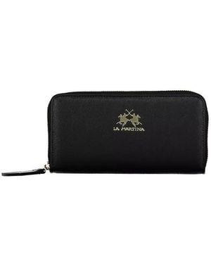 La Martina Polyethylene Wallet - Black