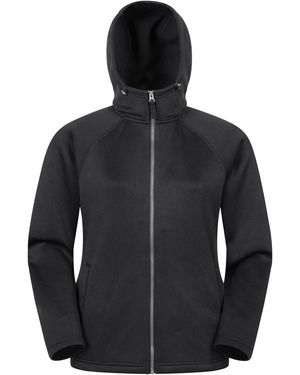 Mountain Warehouse Nevis Full Zip Hoodie (Jet) - Zwart