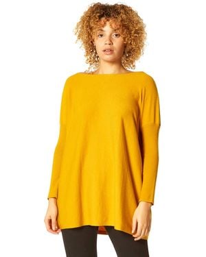 Roman Oversized Knit Lounge Jumper - Yellow