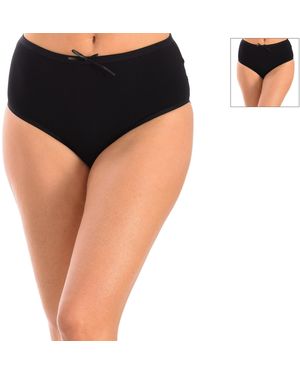 Kisses&Love Set-2 Microvezels Slips Q-en 200 - Zwart