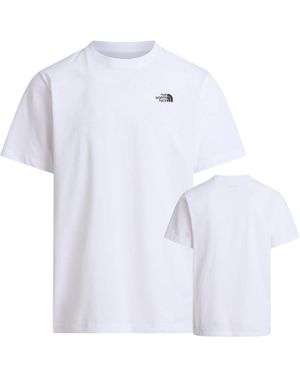 The North Face Evolution Embroidered Logo Simple Dome T Shirt Cotton - White
