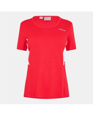 Head Tech Crew Neck Short Sleeve T-Shirt - Red