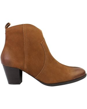 Vionic Upright Raina Heeled Boots Leather - Brown