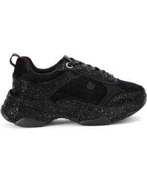 KG by Kurt Geiger Velvet Lust Trainers - Black