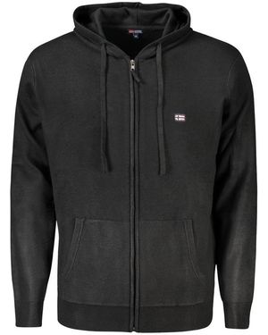 Norway 1963 Zipup Hoodie Classic Style - Black