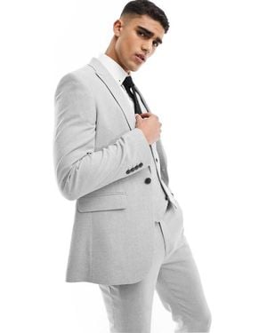 ASOS Wedding Superskinny Suit Jacket - White