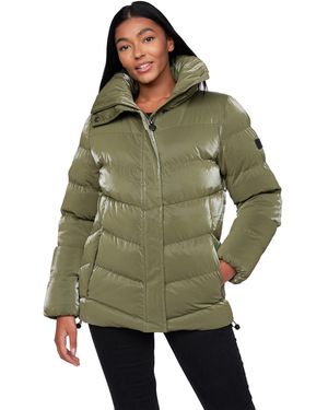 Crosshatch Ladies Cassandra Jacket Nylon - Green