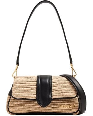 Jacquemus Le Petit Bambimou Raffia Bag - Metallic