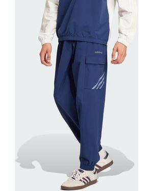adidas Cuffed Cargo Trousers - Blue