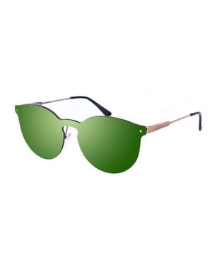 Kypers Daniela Oval-Shaped Metal Sunglasses - Green
