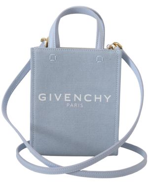 Givenchy Verticale Mini Schoudertas In Cloud - Blauw