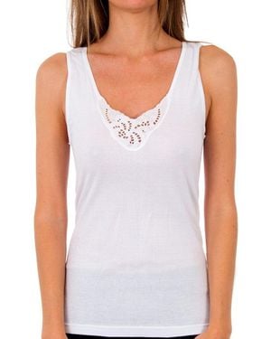 Abanderado Milan Seamless Tank Top 4750 - White