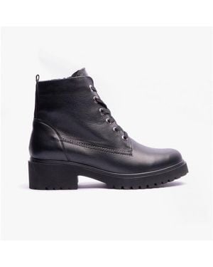 Waldläufer Waldlaufer H-Luise 716801 Leather Boots - Blue